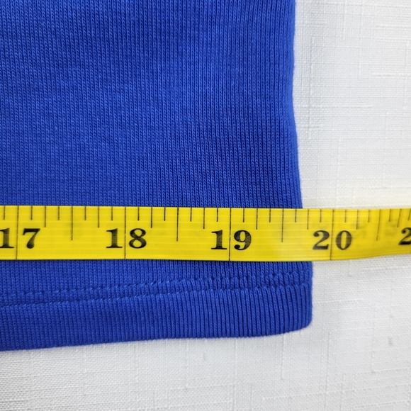 Rafaella Bright Blue OPEN CARDIGAN Womens Size M Studded Cotton 3/4 Sleeve NWT - Picture 7 of 15